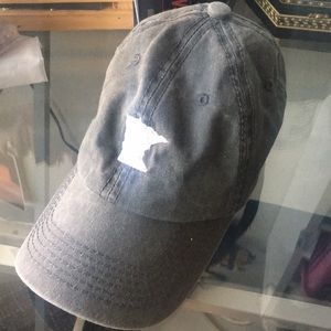 Grey Minnesota Baseball Cap